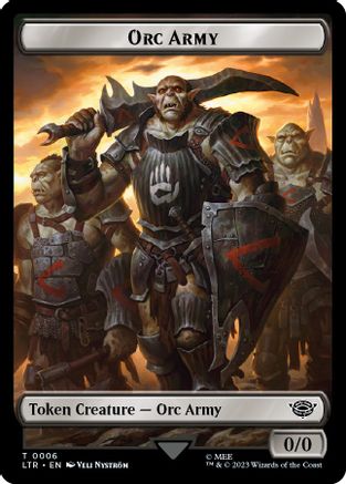 Image of Food (11) // Orc Army (06) Double-Sided Token [The Lord of the Rings: Tales of Middle-Earth Tokens]