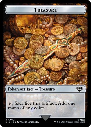 Image of Food (10) // Treasure Double-Sided Token [The Lord of the Rings: Tales of Middle-Earth Tokens]