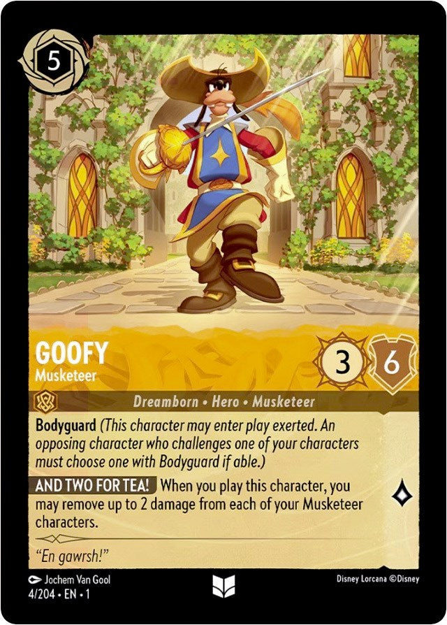 Image of Goofy - Musketeer (4/204) [The First Chapter]