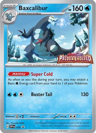 Image of Baxcalibur (019) [Scarlet & Violet: Black Star Promos]