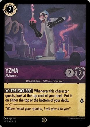 Image of Yzma - Alchemist (10) - Disney Lorcana Promo Cards Cold Foil