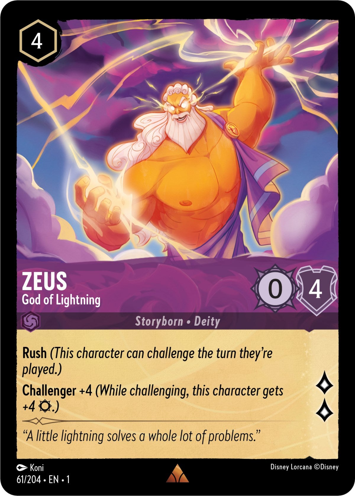 Image of Zeus - God of Lightning (61/204) [The First Chapter]