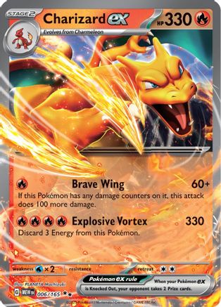 Image of Charizard ex (006/165) [Scarlet & Violet 151]
