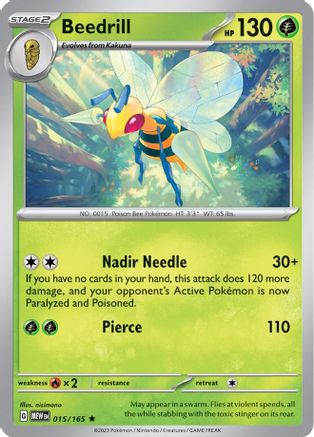 Image of Beedrill (015/165) [Scarlet & Violet 151]