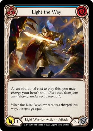 Image of Light the Way (Blue) [DTD068] (Dusk Till Dawn)  Rainbow Foil