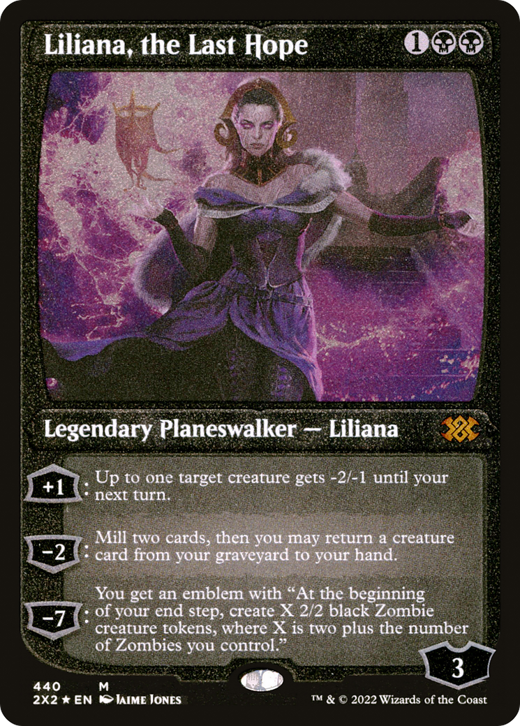 Image of Liliana, the Last Hope (Foil Etched) [Double Masters 2022]