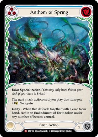 Image of Anthem of Spring [DTD196] (Dusk Till Dawn)  Rainbow Foil