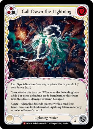 Image of Call Down the Lightning [DTD198] (Dusk Till Dawn)  Rainbow Foil