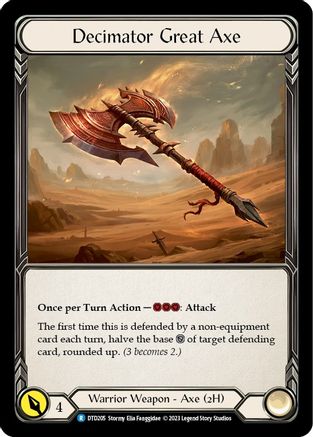 Image of Decimator Great Axe [DTD205] (Dusk Till Dawn)