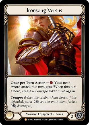 Image of Ironsong Versus [DTD207] (Dusk Till Dawn)  Cold Foil