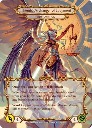 Image of Figment of Judgment // Themis, Archangel of Judgment (Marvel) [DTD006] (Dusk Till Dawn)  Cold Foil