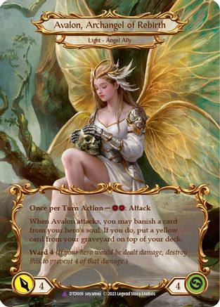 Image of Figment of Rebirth // Avalon, Archangel of Rebirth (Marvel) [DTD009] (Dusk Till Dawn)  Cold Foil