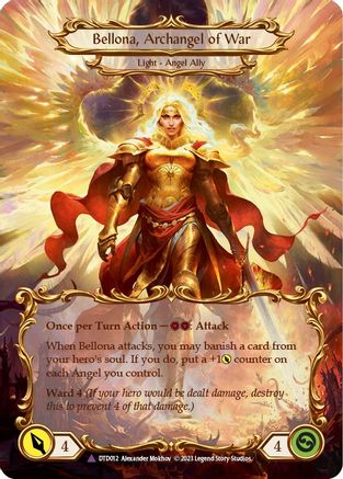 Image of Figment of War // Bellona, Archangel of War (Marvel) [DTD012] (Dusk Till Dawn)  Cold Foil