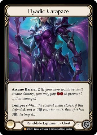 Image of Dyadic Carapace [DTD211] (Dusk Till Dawn)  Cold Foil