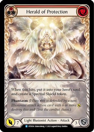 Image of Herald of Protection (Red) [DTD014] (Dusk Till Dawn)