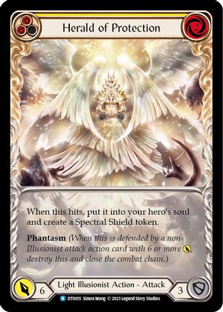 Image of Herald of Protection (Yellow) [DTD015] (Dusk Till Dawn)