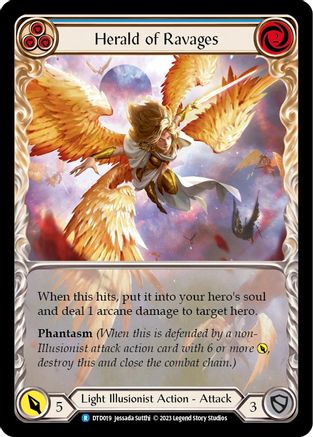 Image of Herald of Ravages (Blue) [DTD019] (Dusk Till Dawn)