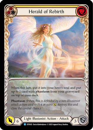 Image of Herald of Rebirth (Yellow) [DTD021] (Dusk Till Dawn)