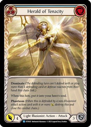 Image of Herald of Tenacity (Blue) [DTD025] (Dusk Till Dawn)