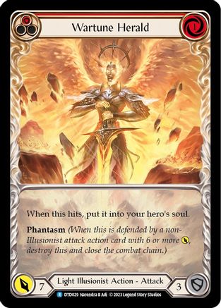 Image of Wartune Herald (Red) [DTD029] (Dusk Till Dawn)