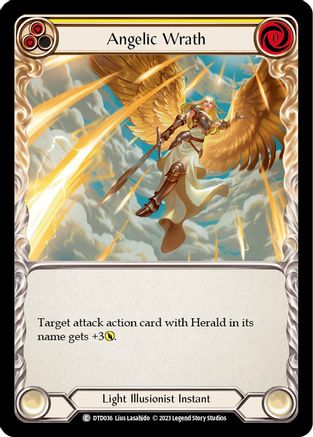 Image of Angelic Wrath (Yellow) [DTD036] (Dusk Till Dawn)  Rainbow Foil