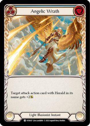 Image of Angelic Wrath (Blue) [DTD037] (Dusk Till Dawn)  Rainbow Foil