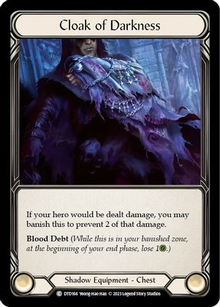 Image of Cloak of Darkness [DTD166] (Dusk Till Dawn)
