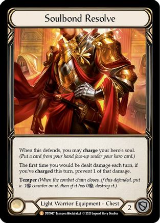 Image of Soulbond Resolve [DTD047] (Dusk Till Dawn)  Cold Foil