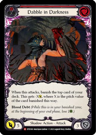 Image of Dabble in Darkness [DTD169] (Dusk Till Dawn)  Rainbow Foil