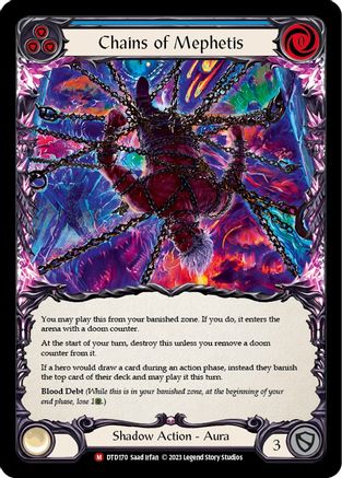 Image of Chains of Mephetis [DTD170] (Dusk Till Dawn)  Rainbow Foil