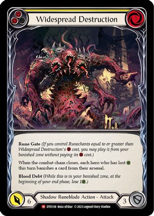 Image of Widespread Destruction [DTD138] (Dusk Till Dawn)  Rainbow Foil