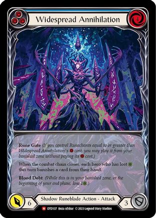 Image of Widespread Annihilation (Extended Art) [DTD137] (Dusk Till Dawn)  Rainbow Foil