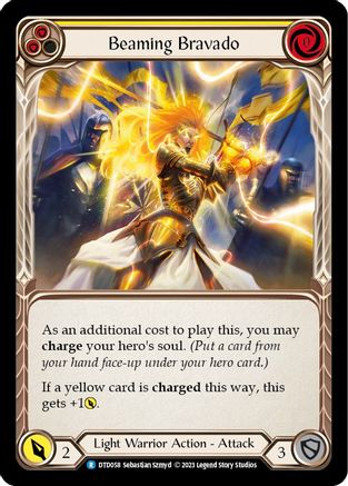 Image of Beaming Bravado (Yellow) [DTD058] (Dusk Till Dawn)  Rainbow Foil