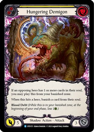 Image of Hungering Demigon (Yellow) [DTD173] (Dusk Till Dawn)