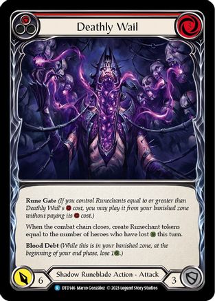 Image of Deathly Wail (Red) [DTD146] (Dusk Till Dawn)