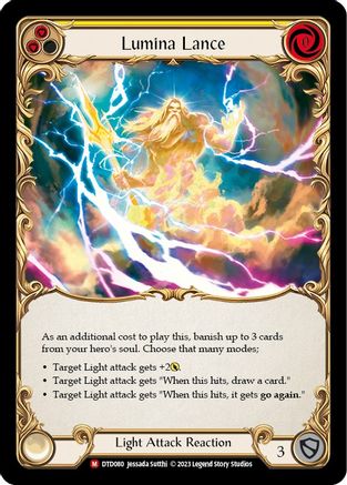 Image of Lumina Lance [DTD080] (Dusk Till Dawn)  Rainbow Foil