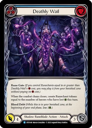 Image of Deathly Wail (Blue) [DTD148] (Dusk Till Dawn)