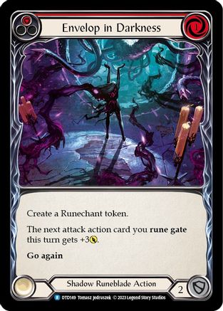 Image of Envelop in Darkness (Red) [DTD149] (Dusk Till Dawn)  Rainbow Foil