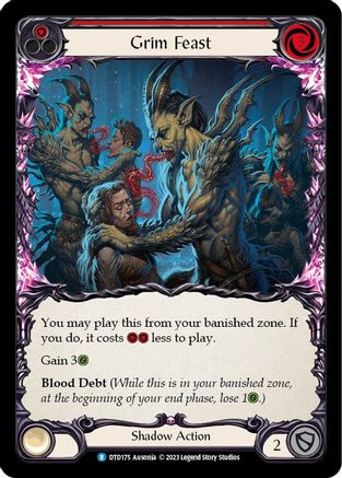 Image of Grim Feast (Red) [DTD175] (Dusk Till Dawn)