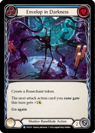 Image of Envelop in Darkness (Blue) [DTD151] (Dusk Till Dawn)  Rainbow Foil