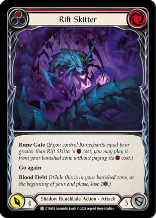 Image of Rift Skitter (Red) [DTD152] (Dusk Till Dawn)