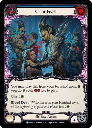 Image of Grim Feast (Blue) [DTD177] (Dusk Till Dawn)
