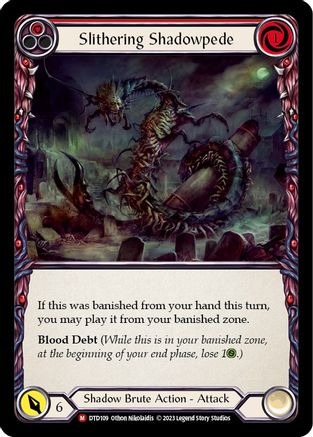 Image of Slithering Shadowpede [DTD109] (Dusk Till Dawn)  Rainbow Foil