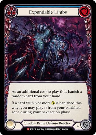 Image of Expendable Limbs [DTD110] (Dusk Till Dawn)