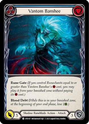 Image of Vantom Banshee (Blue) [DTD157] (Dusk Till Dawn)