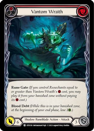 Image of Vantom Wraith (Red) [DTD158] (Dusk Till Dawn)