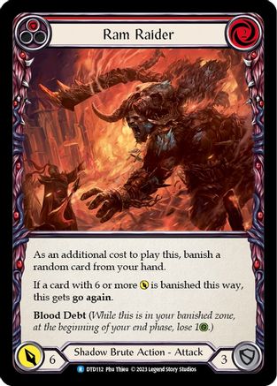 Image of Ram Raider (Red) [DTD112] (Dusk Till Dawn)