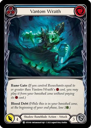 Image of Vantom Wraith (Blue) [DTD160] (Dusk Till Dawn)  Rainbow Foil