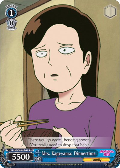 Image of Mrs. Kageyama: Dinnertime (MOB/SX02-T14 TD) [Mob Psycho 100]