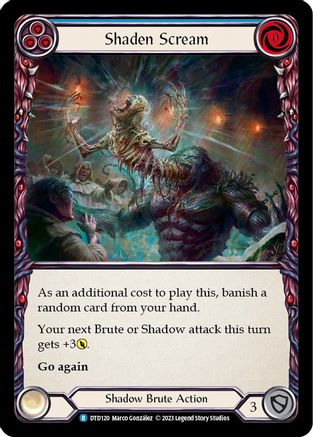 Image of Shaden Scream (Blue) [DTD120] (Dusk Till Dawn)